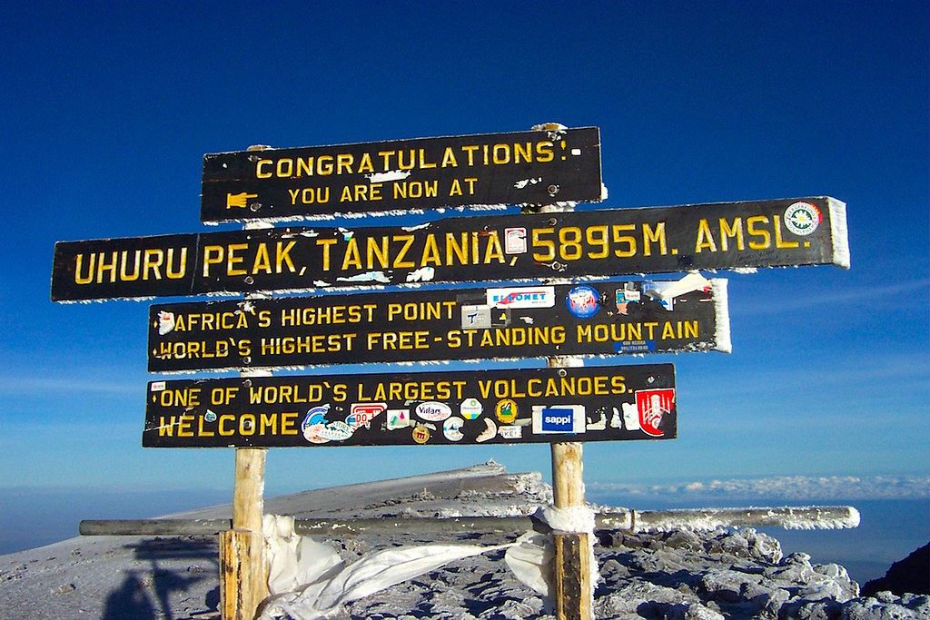 Uhuru peak Kilimanjaro
